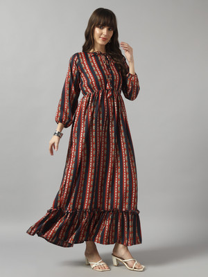 Raiyani Fashion Anarkali Gown(Black)