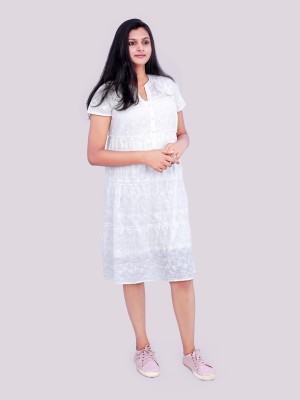 radprix Women Maxi White Dress