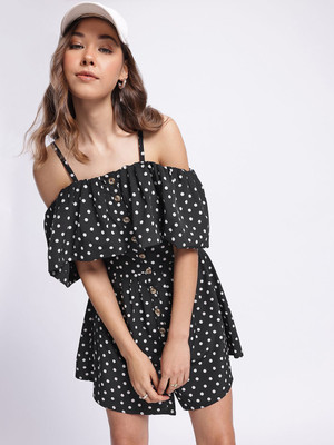 Dressberry Women A-line Black Mini/Short Dress