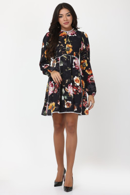 TSM Women Sheath Multicolor Above Knee/Mid Thigh Length Dress
