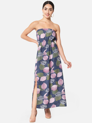 OTIRA Women Tube Multicolor Midi/Calf Length Dress