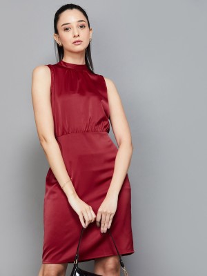 CODE by Lifestyle Women A-line Maroon Dress