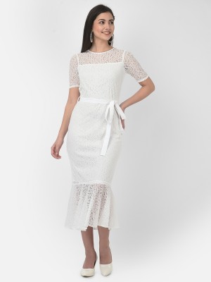 Eavan Women Bodycon White Dress
