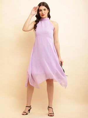 Moda Rapido Women A-line Pink Maxi/Full Length Dress
