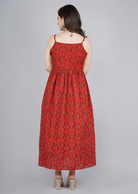 Royal Marque Women Maxi Red Full Length Dress