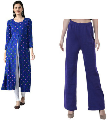 KAVYA Women Ethnic Dress Multicolor Maxi/Full Length Dress