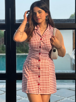 TANDUL Women Bodycon Multicolor Above Knee/Mid Thigh Length Dress