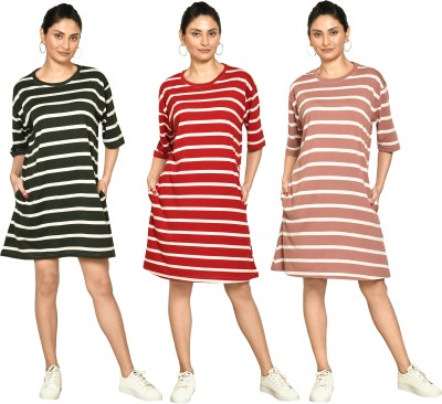RAPL BHARAT Women A-line Multicolor Dress