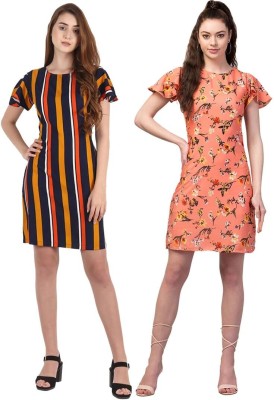 My Swag Women A-line Orange Dress