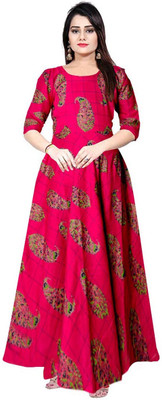 JWF Anarkali Gown(Red)