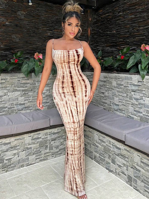 TANDUL Women Bodycon Multicolor Maxi/Full Length Dress