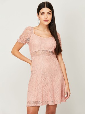 Ginger by Lifestyle Women A-line Pink Dress