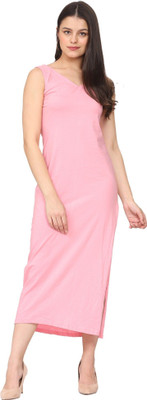 ROARERSS Women Maxi Pink Midi/Calf Length Dress
