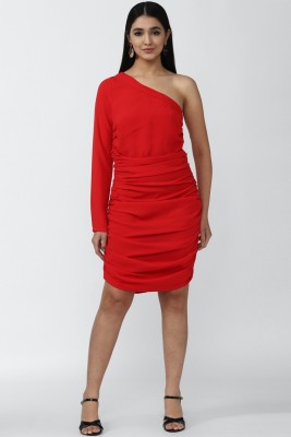 FOREVER 21 Women Sheath Red Dress