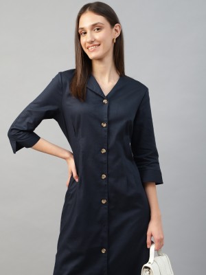 Hancock Women Shirt Dark Blue Dress