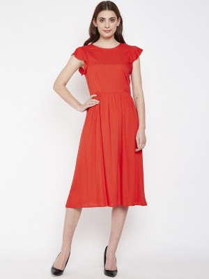 OXOLLOXO Women A-line Red Dress