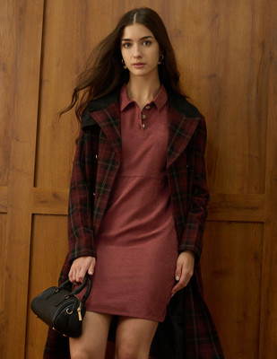 U.S. POLO ASSN. Women T Shirt Purple Mini/Short Dress