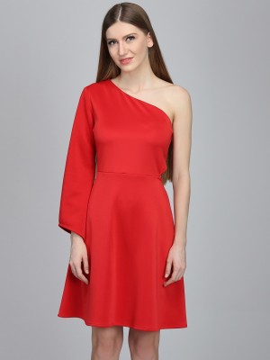 DODO & MOA Women A-line Red Dress
