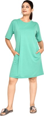 RAPL BHARAT Women A-line Green Dress