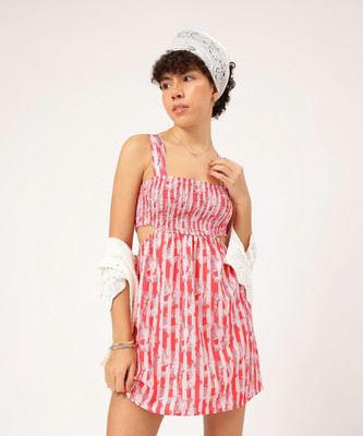 Dressberry Women A-line Red Mini/Short Dress