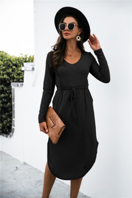 BoStreet Women Bodycon Black Dress