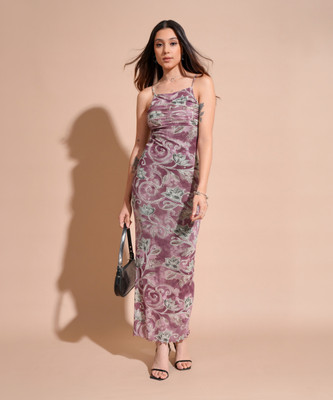 Tokyo Talkies Women Maxi Multicolor Full Length Dress