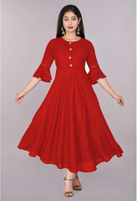 Alastar Women A-line Red Dress