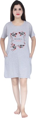 NG Store Women T Shirt Grey Dress