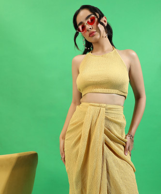 CAMPUS SUTRA Top Palazzos Co-ords Set