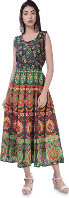 sanracchna fabricss Flared/A-line Gown(Multicolor)