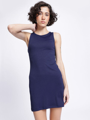 Glitchez Women Sheath Blue Mini/Short Dress