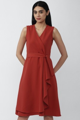 VAN HEUSEN Women A-line Red Dress