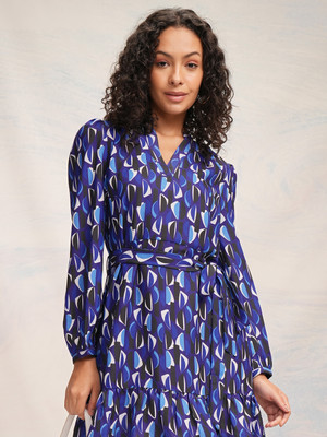 Tokyo Talkies Women A-line Multicolor Mini/Short Dress