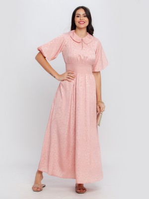 Zink London Women Maxi Pink Dress