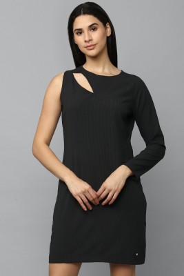 Allen Solly Women A-line Black Dress