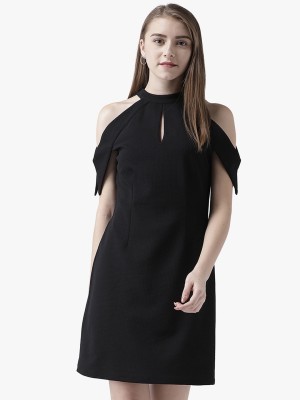 DODO & MOA Women A-line Black Dress