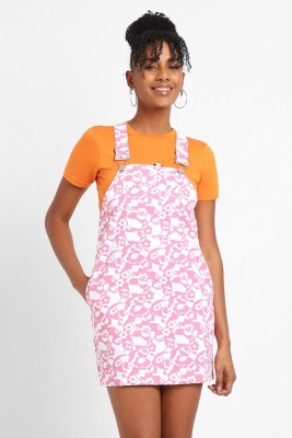 FOREVER 21 Women A-line Pink Dress