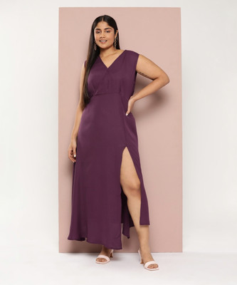 Sztori Women A-line Multicolor Midi/Calf Length Dress