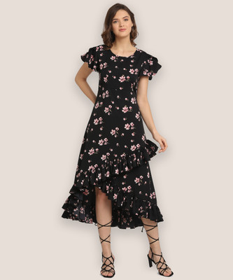 84% OFF on Oomph! Women Ruffled Black Dress 84% OFF on Oomph! Women Ruffled Black Dress