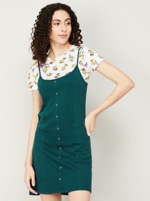 Ginger by Lifestyle Women A-line Dark Green Dress