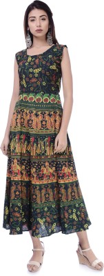 FASHION CLOUD Cotton Blend Printed Kurta Fabric