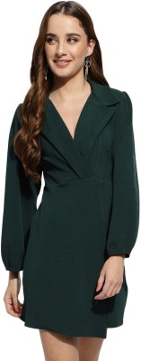 NikiSu Women Bodycon Dark Green Dress