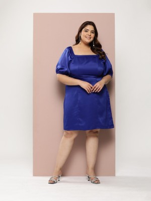 Sztori Women A-line Blue Dress