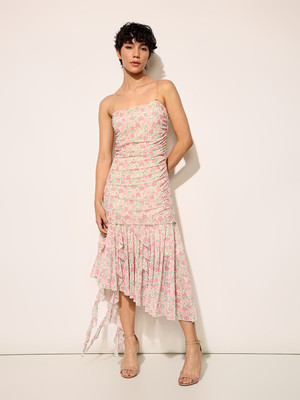 ONLY Women Bodycon Pink Midi/Calf Length Dress