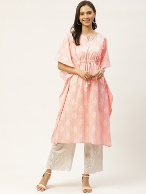 METRONAUT Women Kaftan Pink Dress