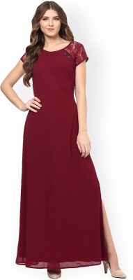 La Zoire Women Maxi Red Dress