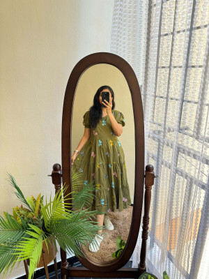 Light Daisy Women Maxi Yellow Midi/Calf Length Dress