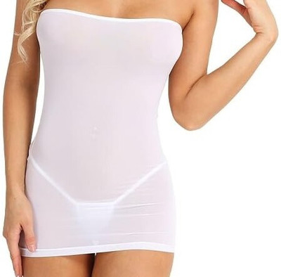 Unique Fashion 35 Women Bodycon White Mini/Short Dress
