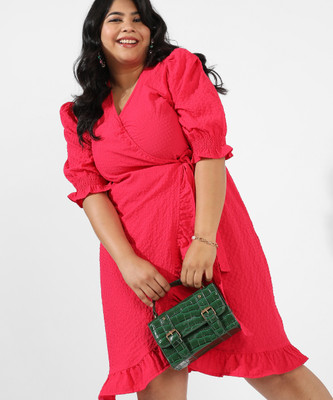 Instafab Plus Top Palazzos Co-ords Set