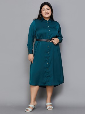 Nexus by Lifestyle Women A-line Green Dress